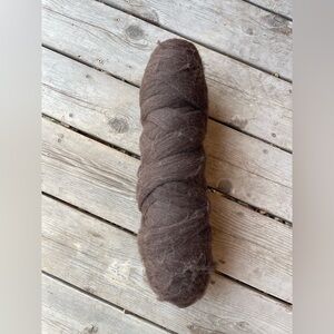 Ashford Brand Merino Wool Roving Colour- Dark Natural